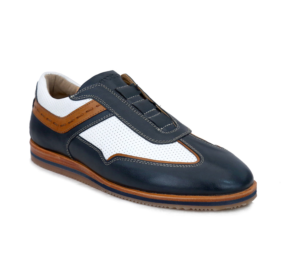 Mccoy Alife Full Grain Crust Men's classic formals Navy