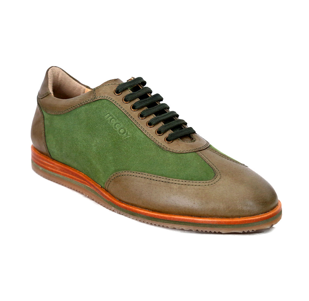 Mccoy Leo Full Grain Crust Olive