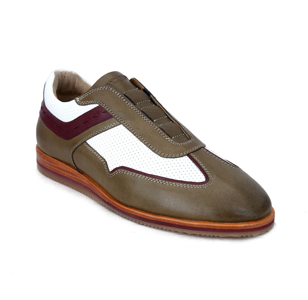 Mccoy Alife Full Grain Crust Men's classic formals Olive