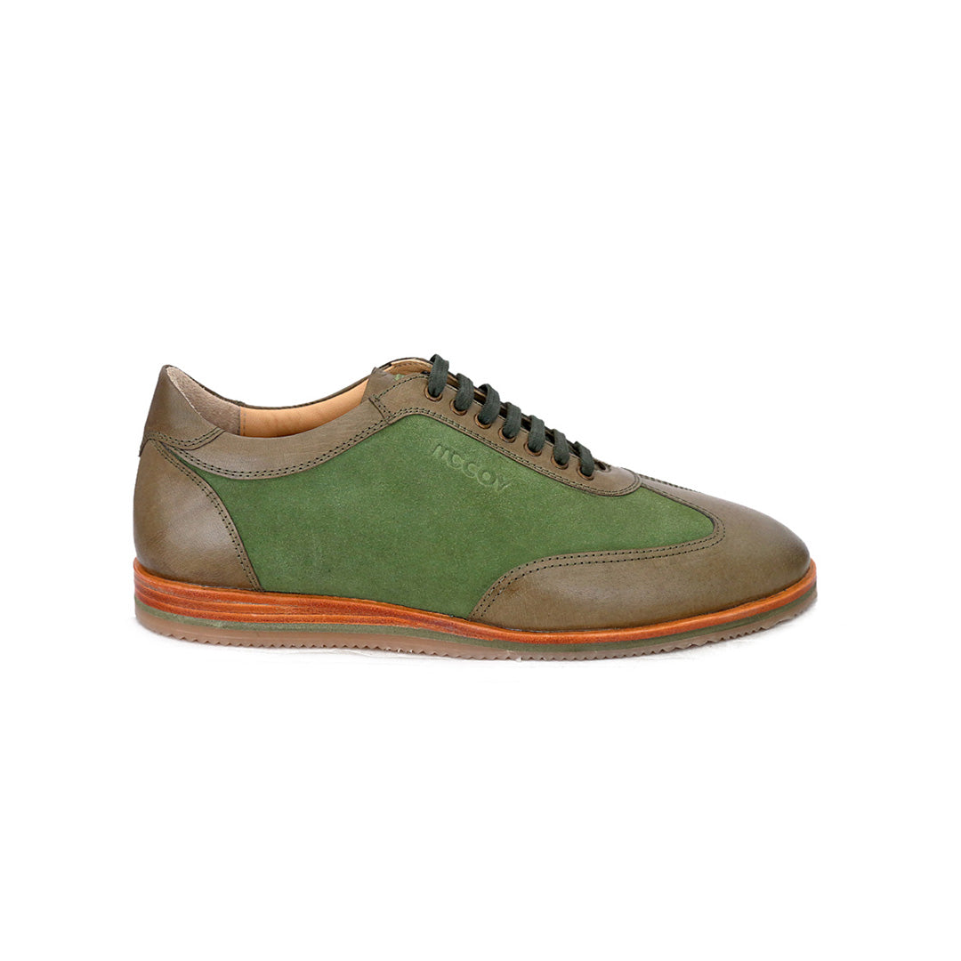 Mccoy Leo Full Grain Crust Olive