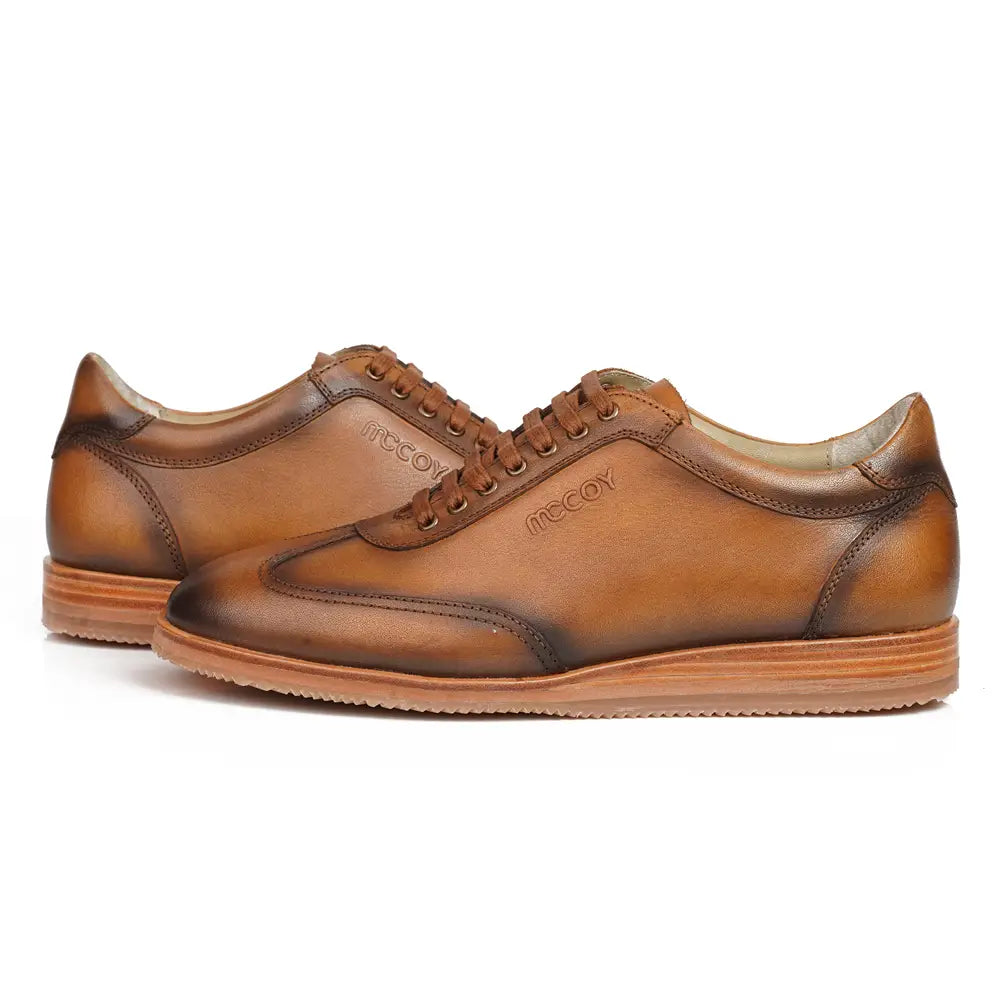 Mccoy Cillian Full grain Crust Men's classic formals Cognac