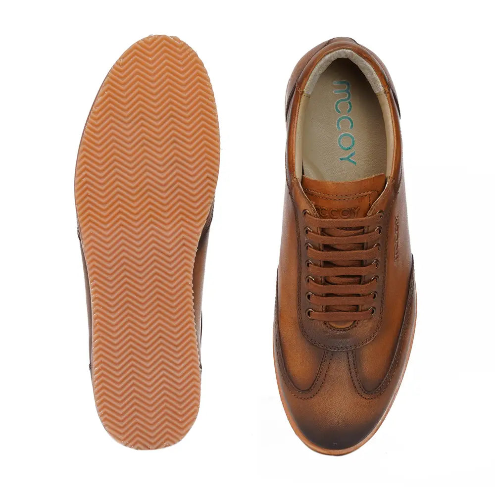 Mccoy Cillian Full grain Crust Men's classic formals Cognac