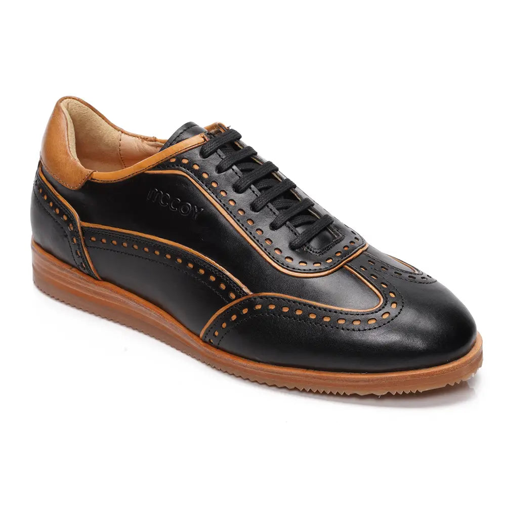 Mccoy Rock full grain crust Men s classic formals Black
