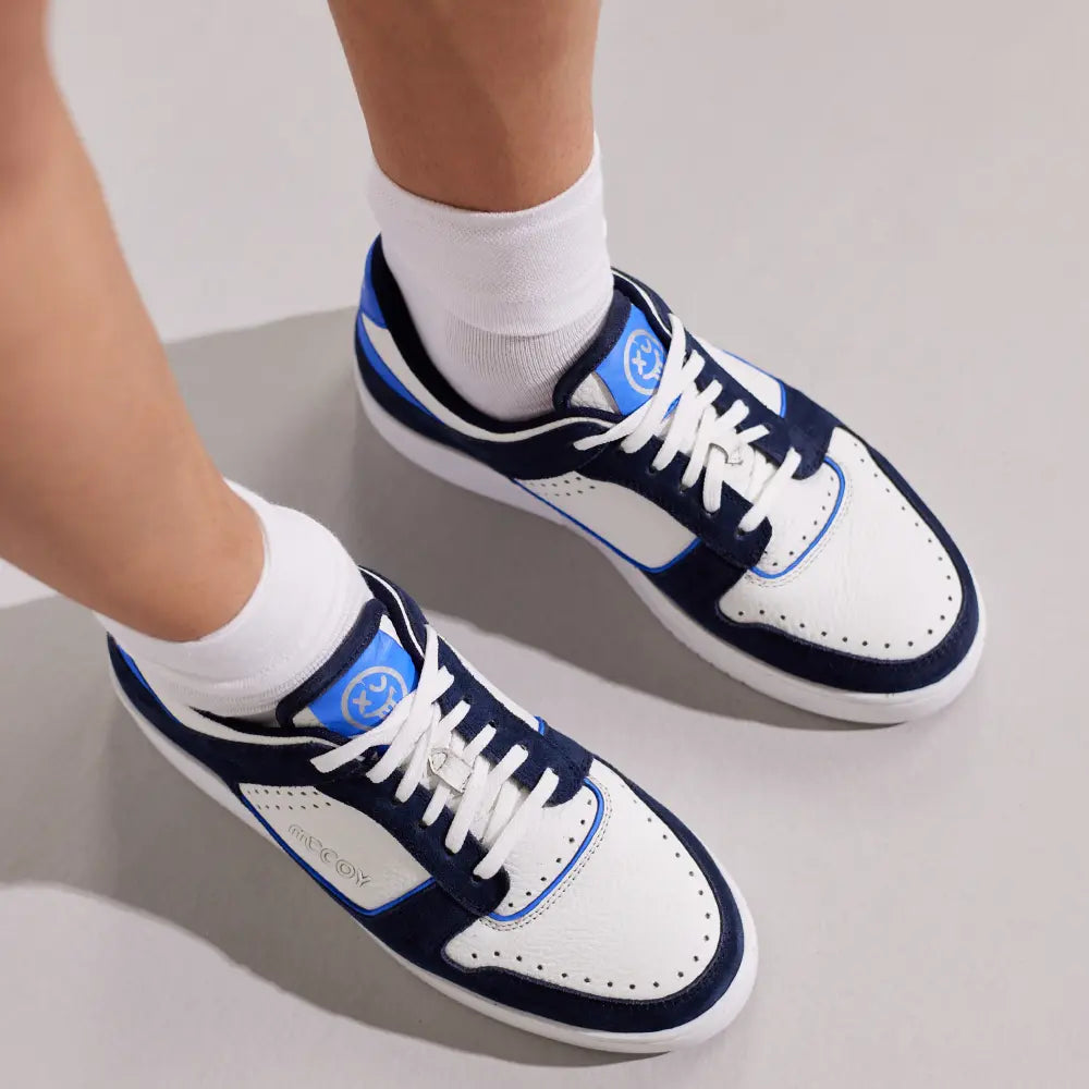 Mccoy Oliver Flotter Men's Sneakers Blue & White