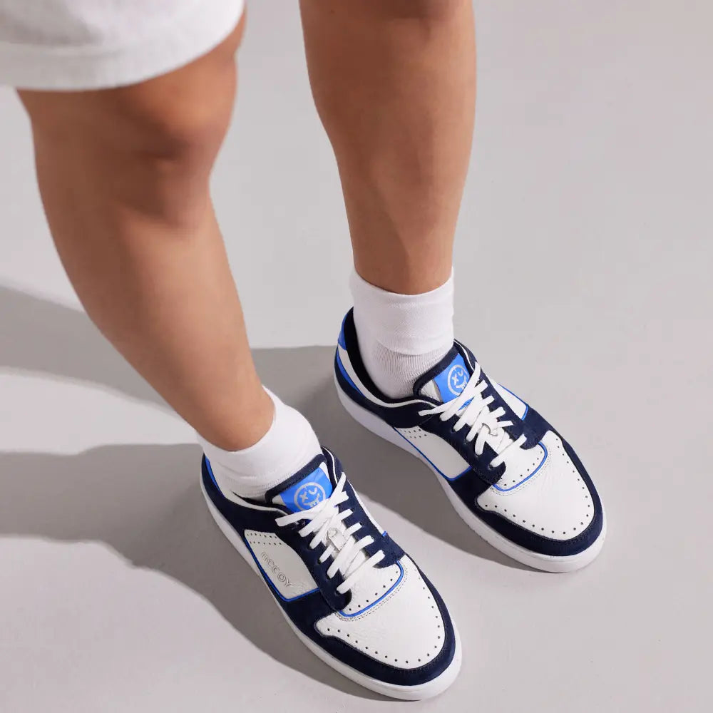 Mccoy Oliver Flotter Men's Sneakers Blue & White