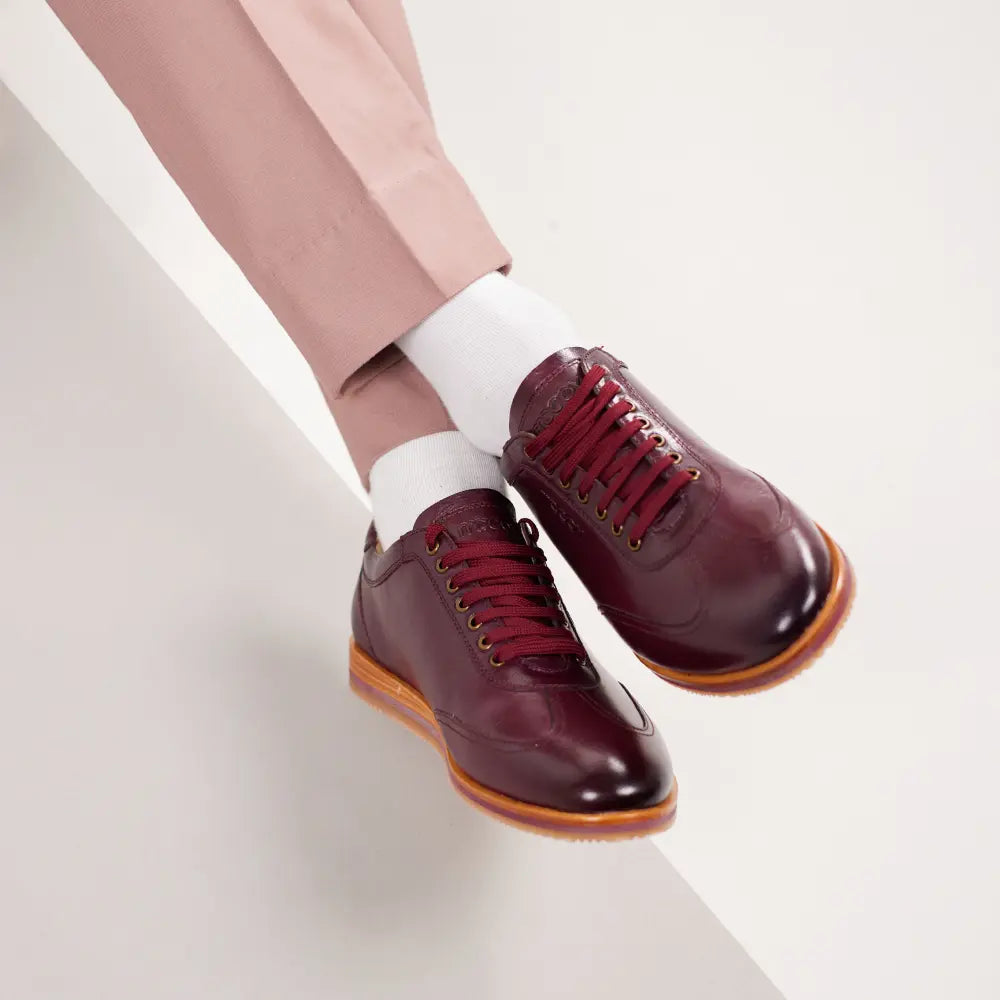 Mccoy Cillian Full grain Crust Men's Classic Formals Coral