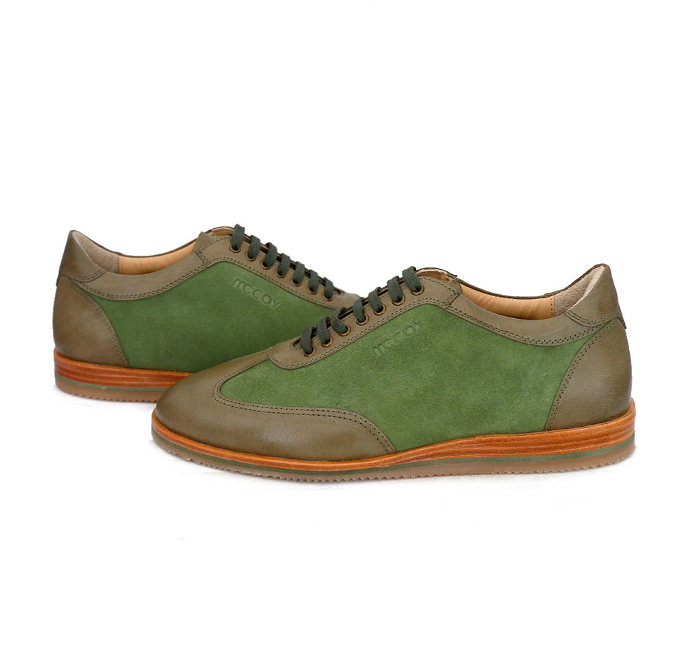 Mccoy Leo Full Grain Crust Olive