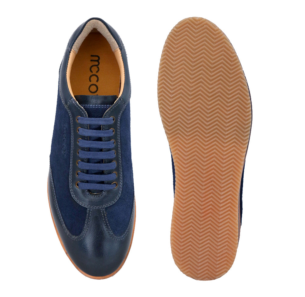 Mccoy Leo Full Grain Crust Navy Blue