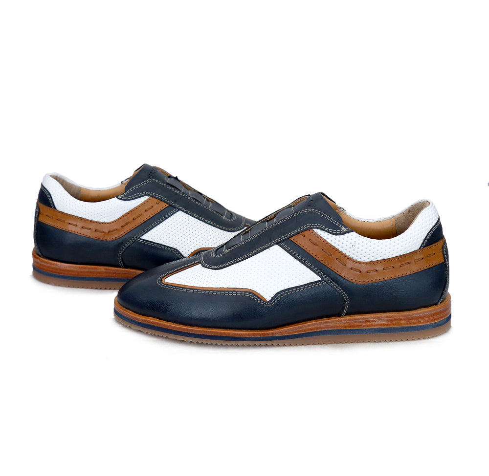 Mccoy Alife Full Grain Crust Men's classic formals Navy