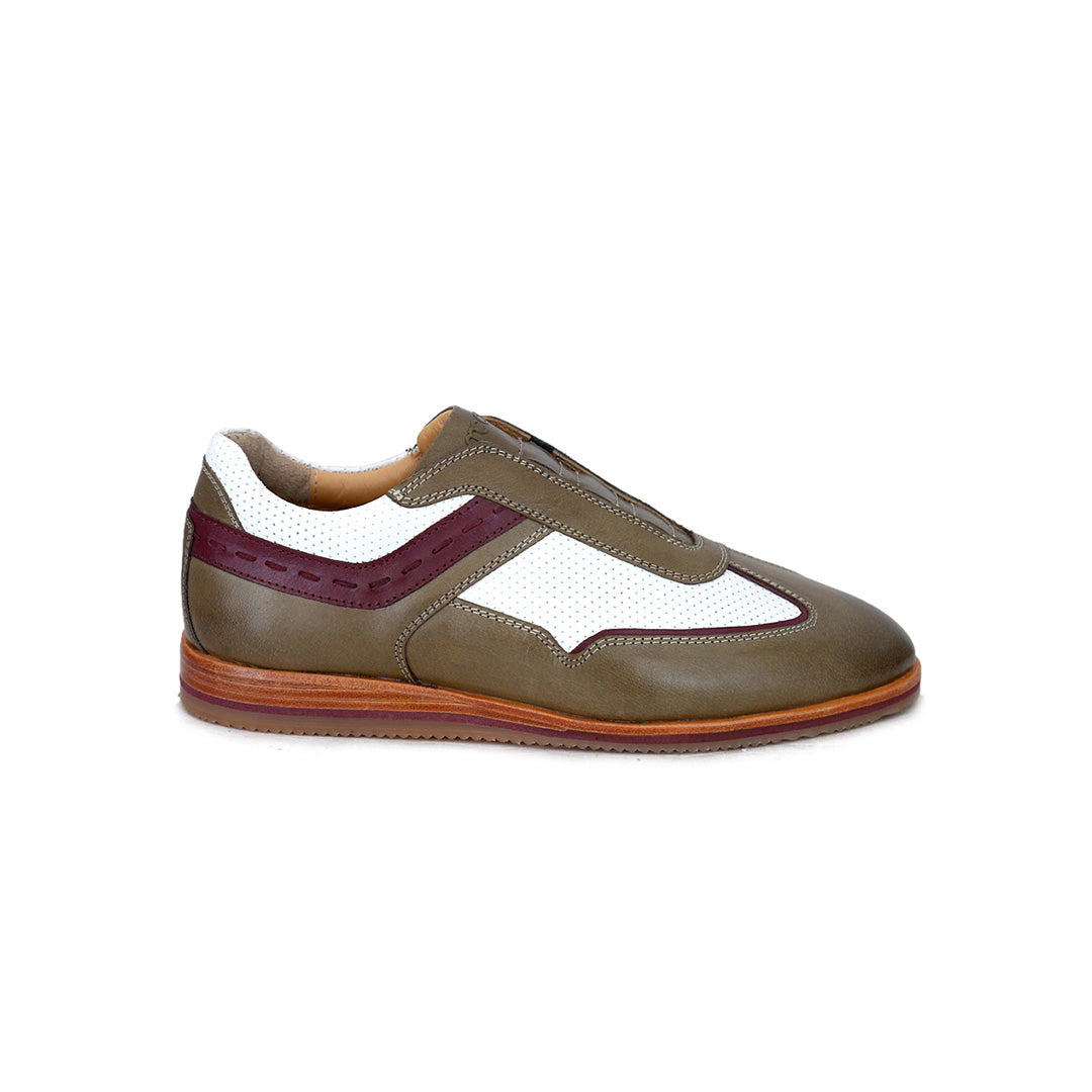 Mccoy Alife Full Grain Crust Men's classic formals Olive