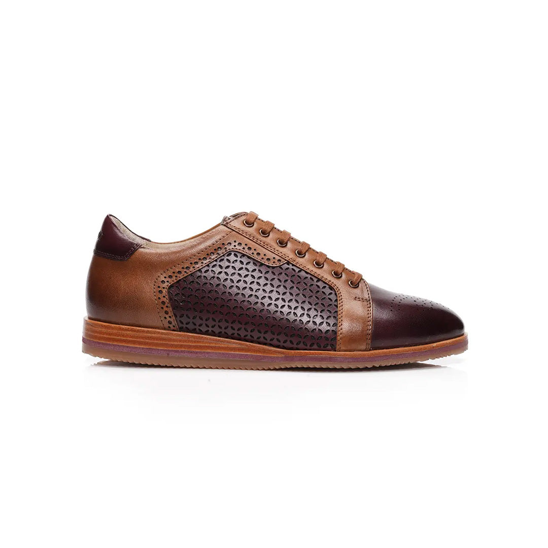 Mccoy Marko Full grain crust Men's classic formals Bordo and Tan