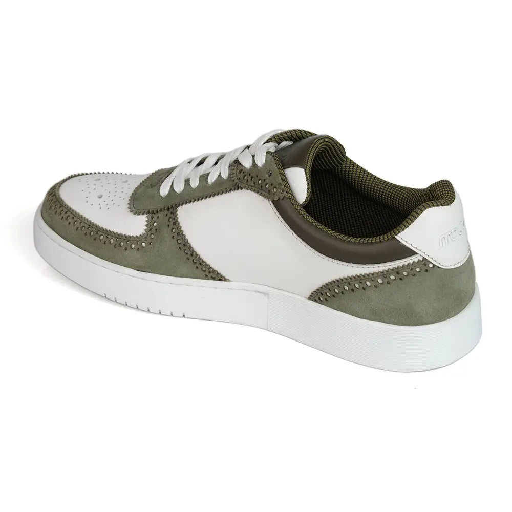 Mccoy Luka suede Men's Sneakers Sage green and white