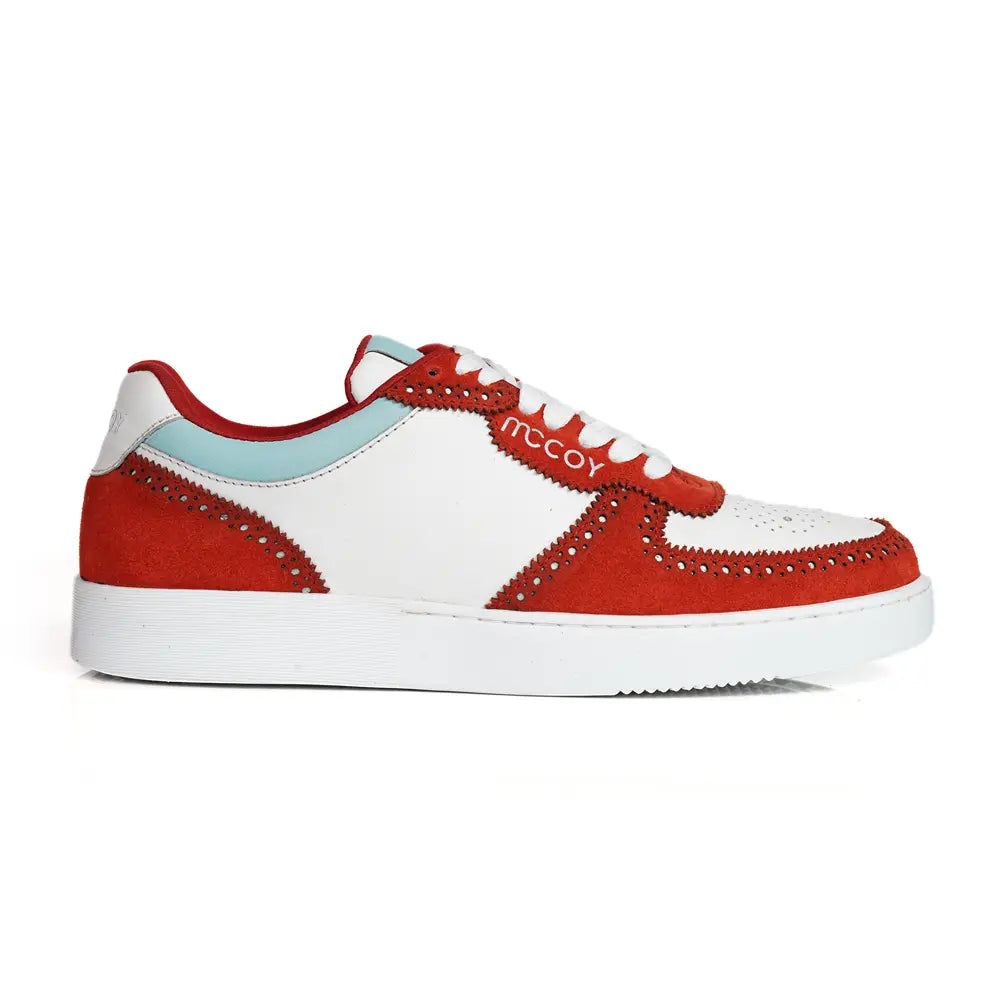 Mccoy Luka Suede Men's Sneakers Orange & White