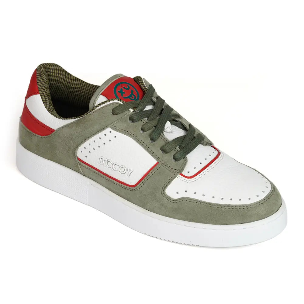 Mccoy Oliver Flotter Men's Sneakers Sage green and white