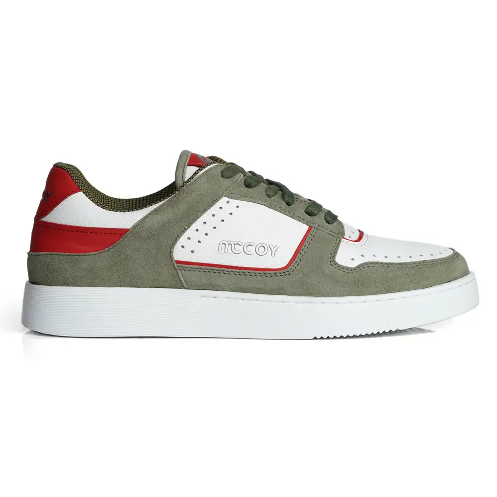 Mccoy Oliver Flotter Men's Sneakers Sage green and white