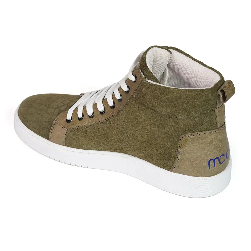 Mccoy Boris Croco Men's Sneakers Dark Green