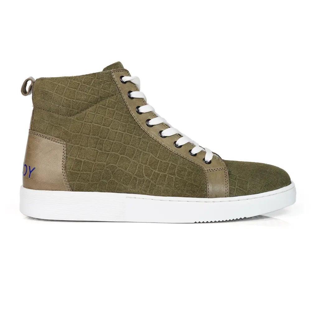 Mccoy Boris Croco Men's Sneakers Dark Green